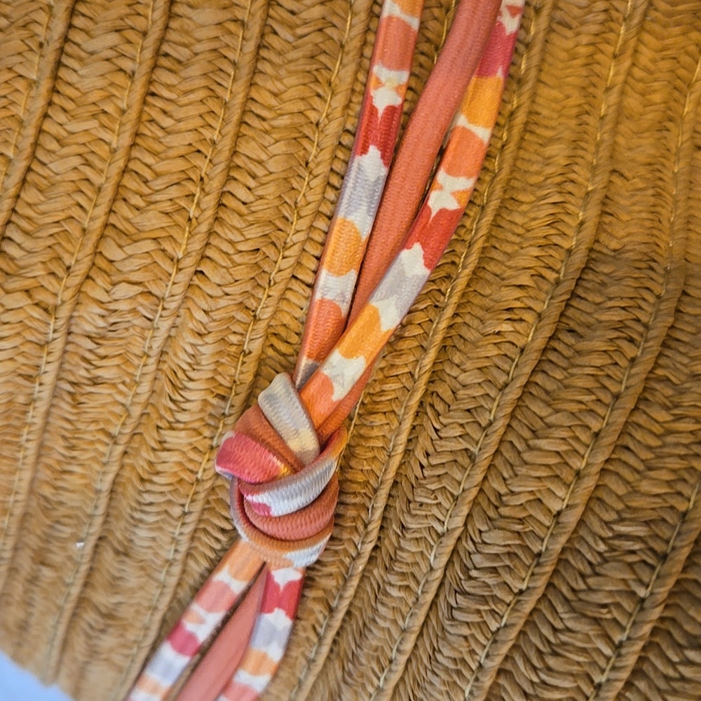 Vera Bradley Wide Brim Floppy Tan Sun Hat - Picture 3 of 7